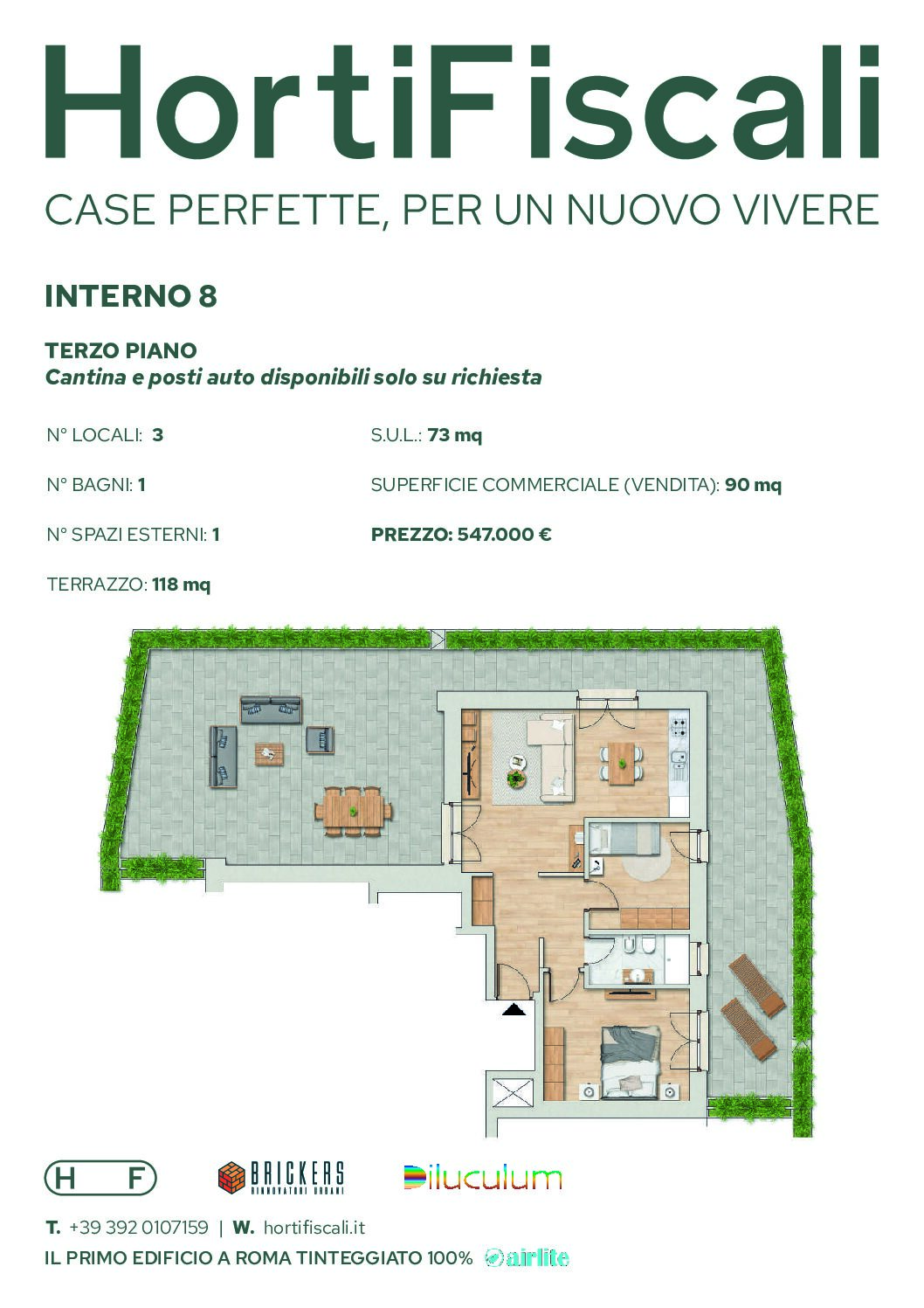 Horti Fiscali_Interno_8_90mq